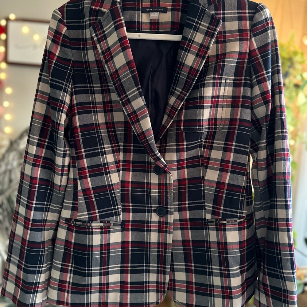 Tommy Hilfiger Plaid Blazer